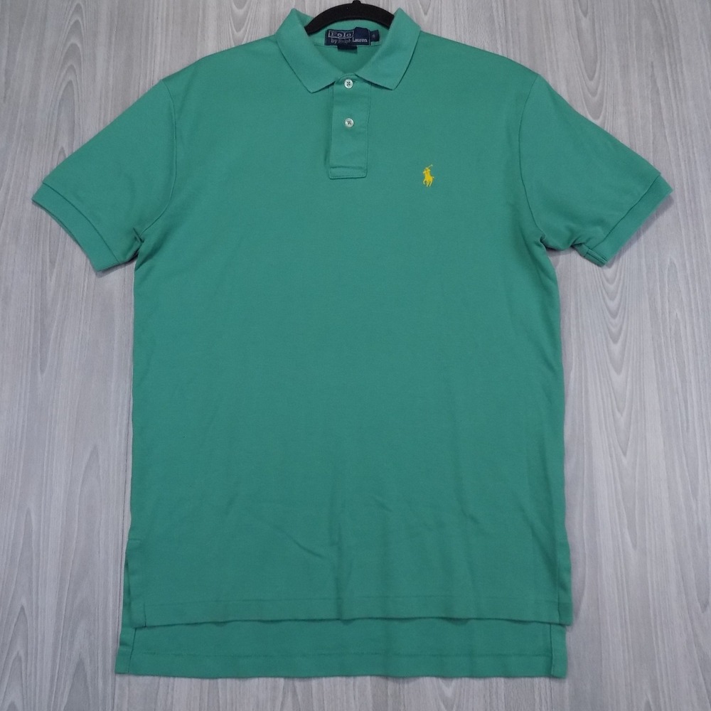 Polo Ralph Lauren Classic Fit Polo Shirt Mens S Green Short Sleeve EUC - Picture 2 of 6